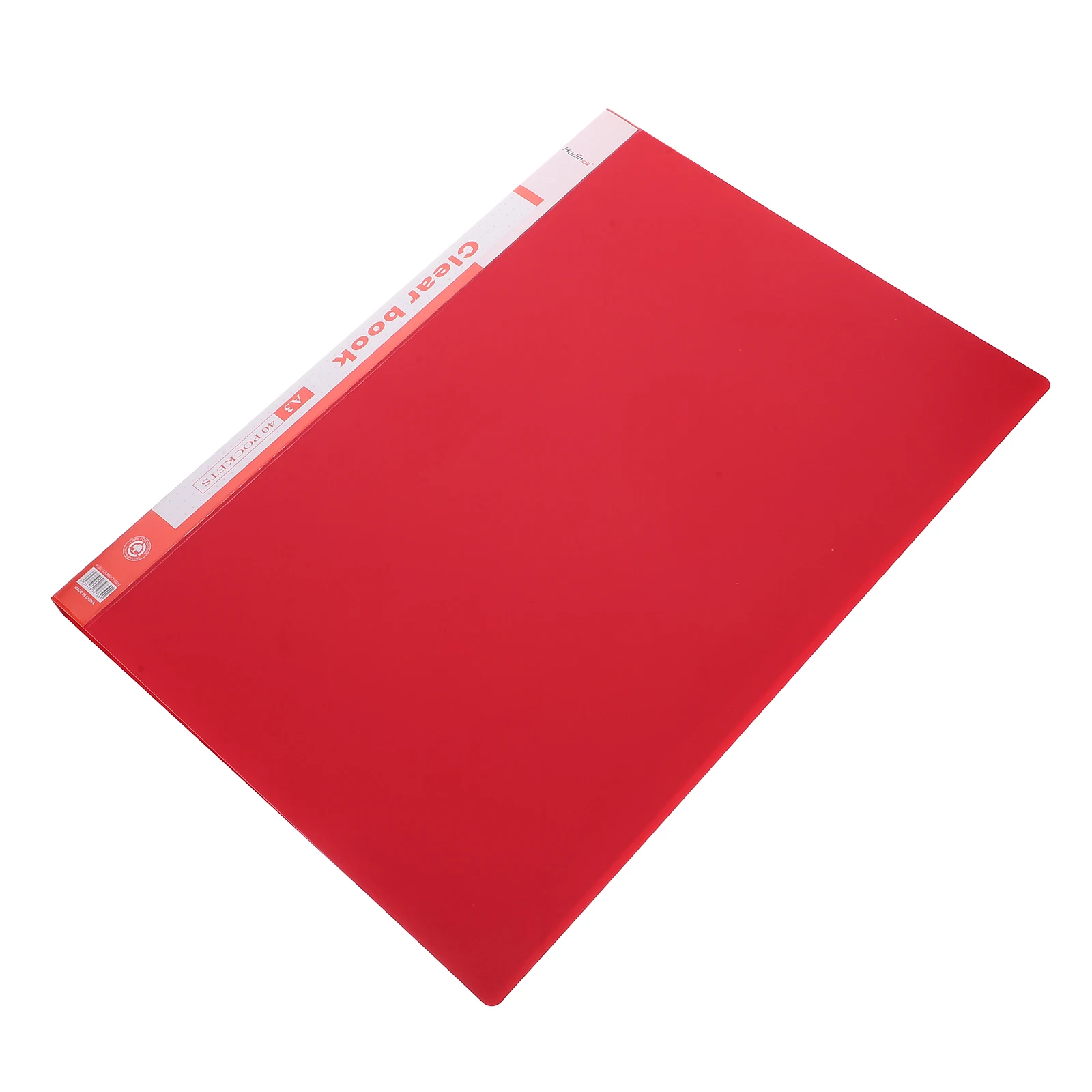

Information Booklet Document Folder Adhesive Red Pp Folders with Front Clear Pocket