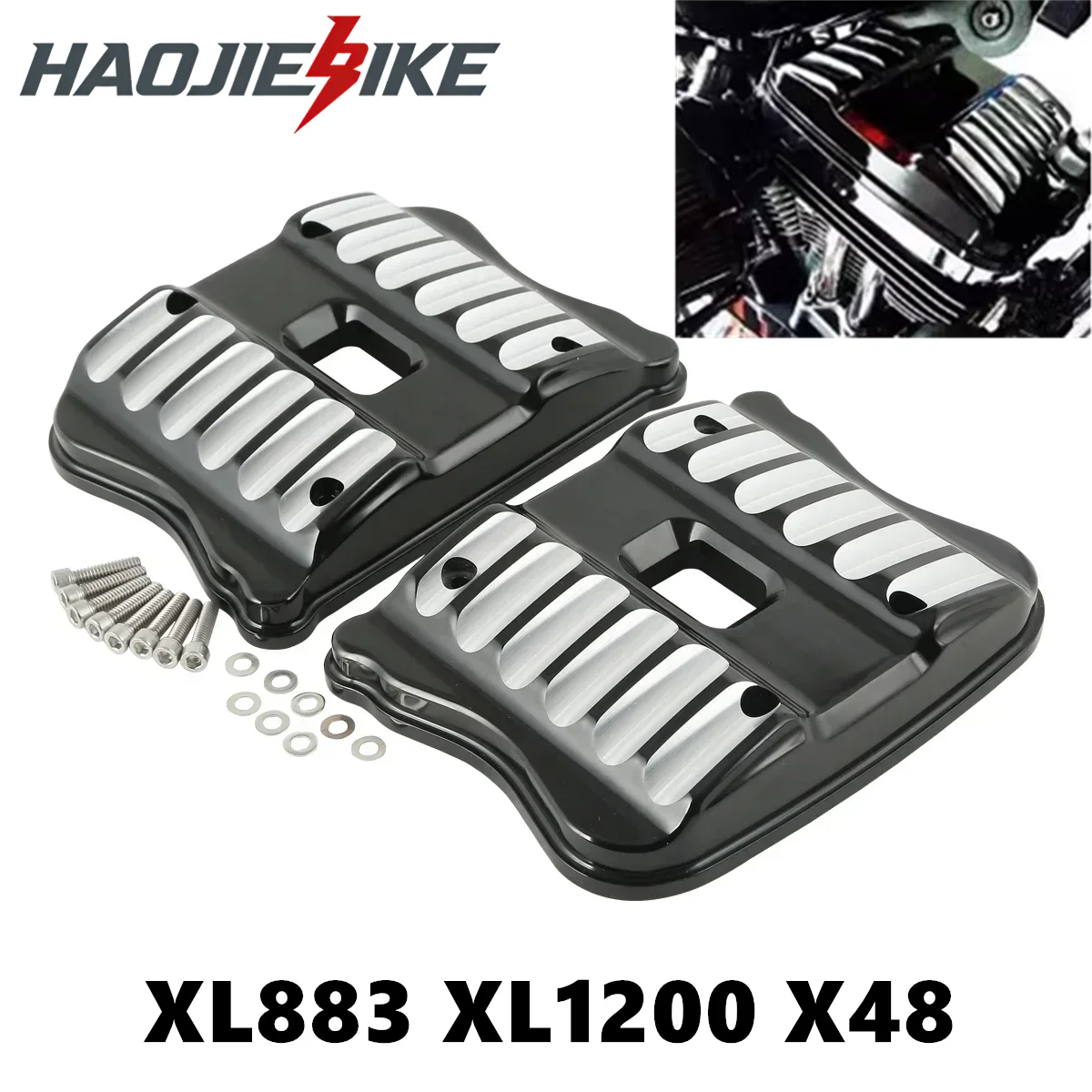 

Для Harley Sportster Seventy Two Custom XL 1200 883 2004-2017 Forty Eight Moto Запчасти Acsessories Rocker Box Чехлы
