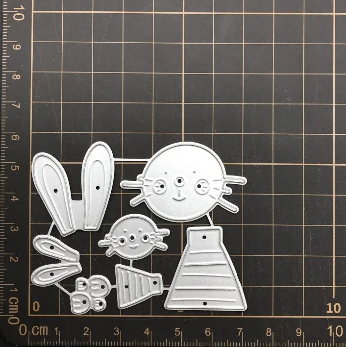 7 KINDS easter animals egg IHS Metal Cutting Dies Stencils For DIY Scrapbooking Decorative Embossing Handcraft Die CutsTemplate