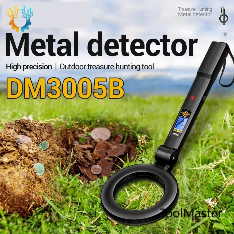 

【2026】 DM3005B Treasure Hunter Handheld Metal Detector Pro Pinpointing Device Portable Underground Search Treasure Coin 9V