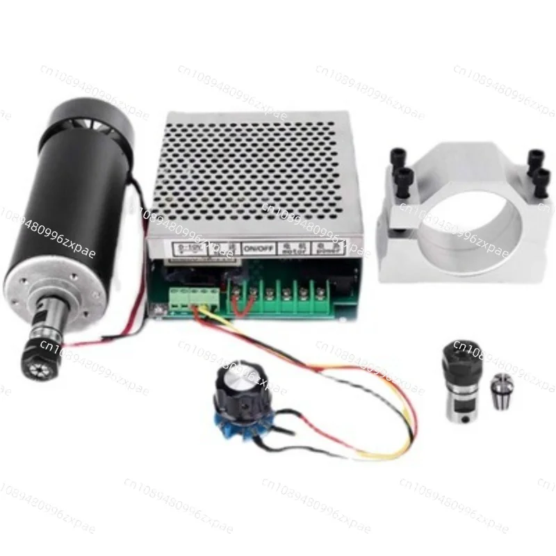 500W ER11 High Speed DC Spindle Motor For DIY CNC Router,  & Manual Adjustable Speed