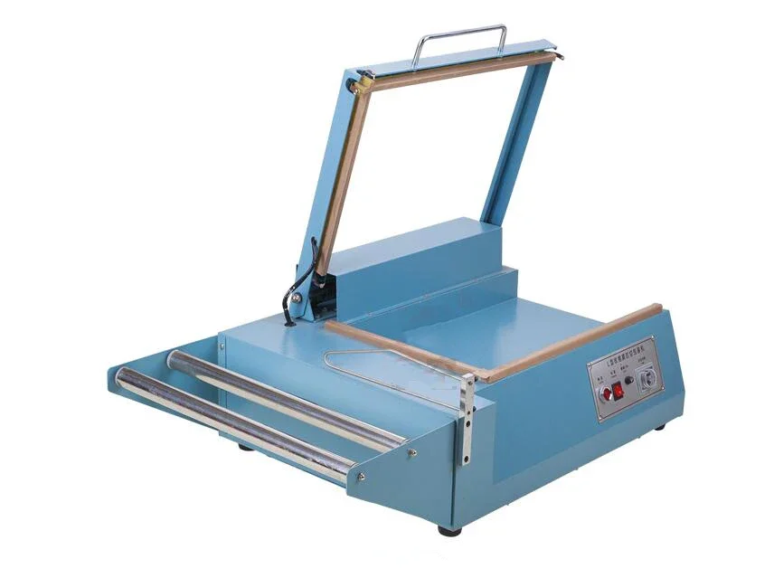 L-type Shrink Film Sealing Cutting Machine PVC Plastic Wrapping Bag Sealer 220V