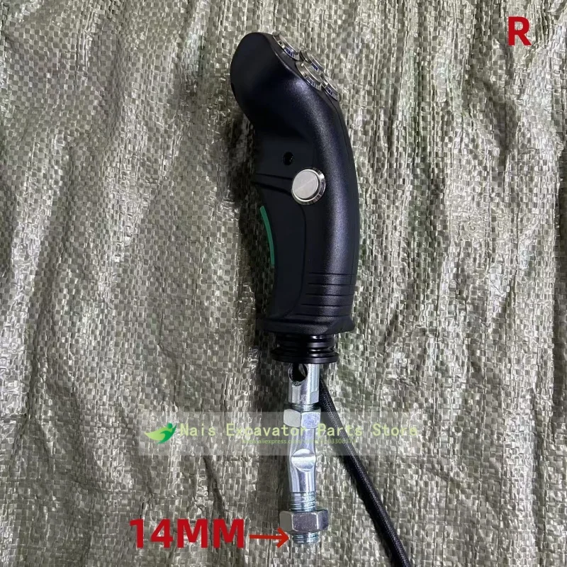 6-knops opgraving clip grijper houtkap ijzersteen landbouw oogstmachine gemodificeerde elektronische bediening joystick handvat onderdelen