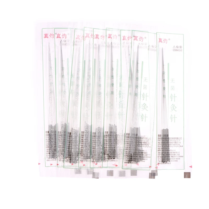 500 Pcs Acupuncture Needle With Tube ALL Size Acupuncture 14 Sizes Disposable Sterile Beauty 1 BOX Massage Sterilze Needle