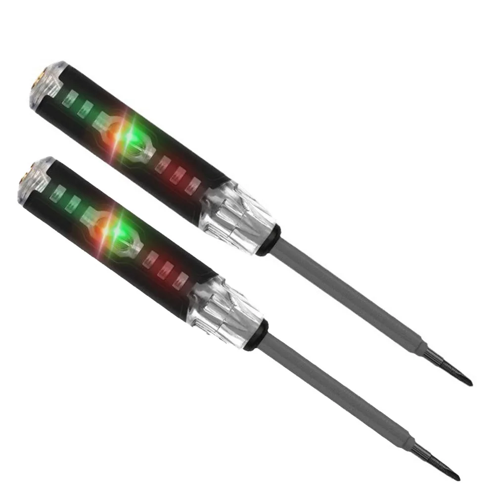 Electrician Multifunctional Two In Screwdriver Circuit Detection Test Pen With Insulated Non Slip Handle For Neutral Live Wi