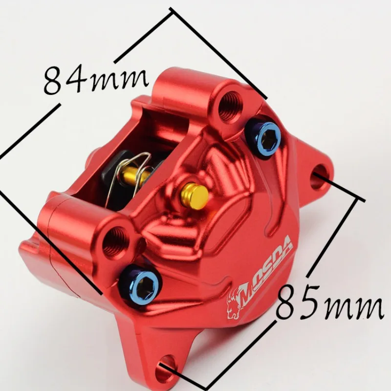 Universal CNC Motorcycle Rear Brake Caliper Brake Pump P2x34mm 84mm Mounting For Yamaha Kawasaki Honda Suzuki Modify