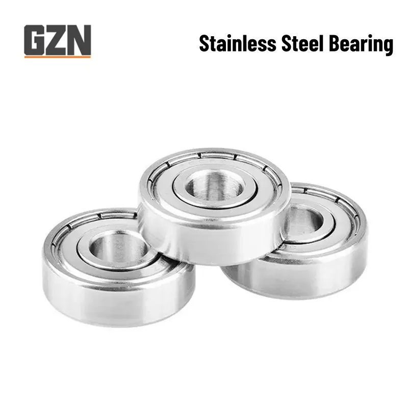 Imagem -03 - Deep Groove Ball Bearing Impermeável e Resistente à Corrosão S6204-zz Sus304 Material 10 Pcs Aço Inoxidável