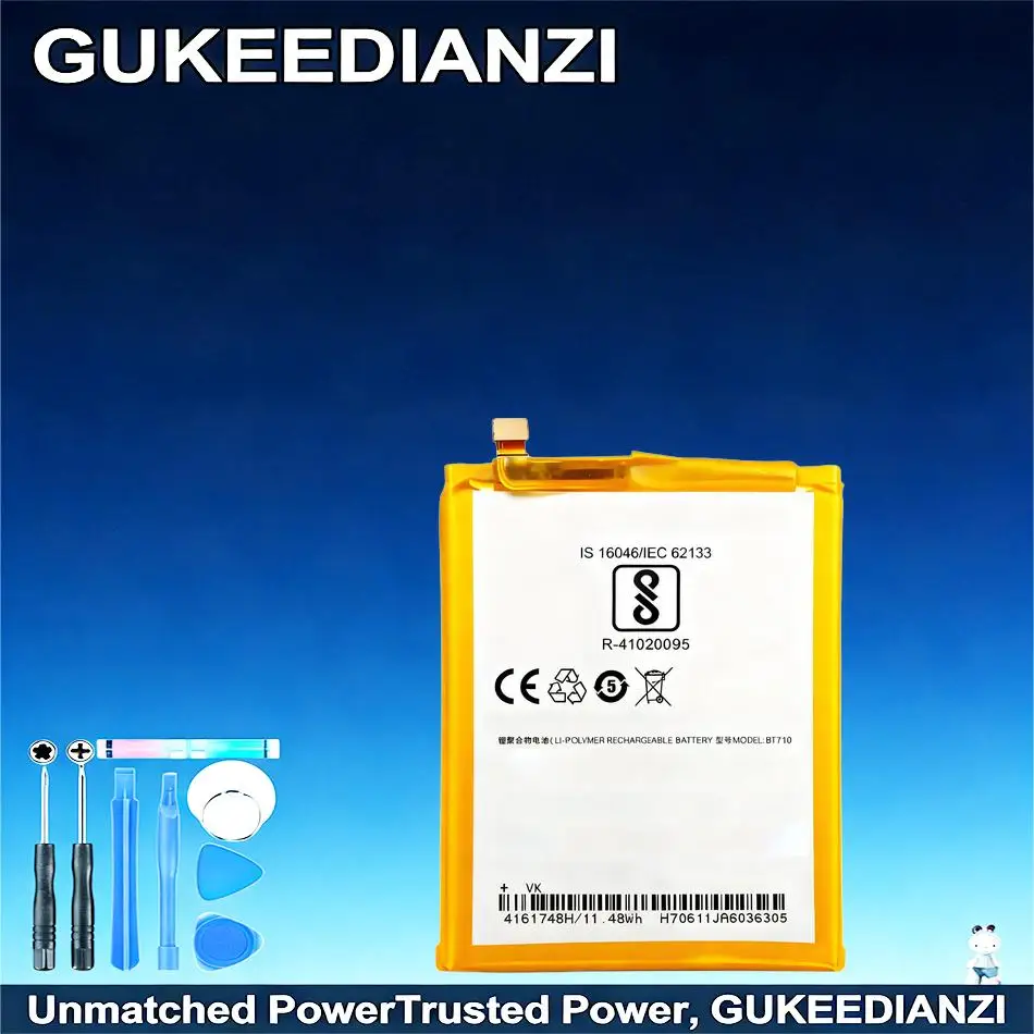 

Надежная высокоэффективная батарея для мобильных телефонов Meizu Blue A5, M5c, M710M, M793Q, BT710, 3060 мАч