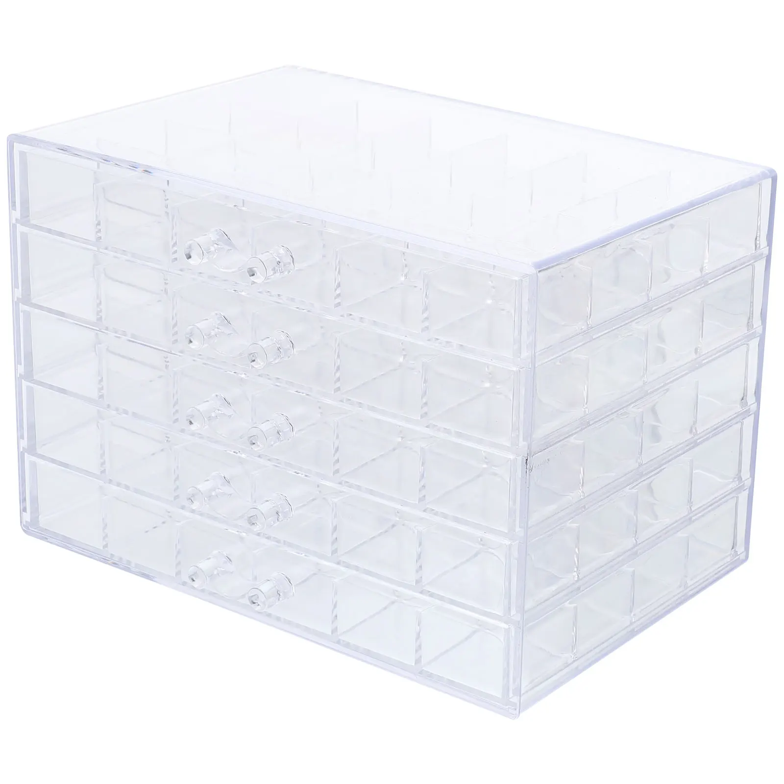 

Nail Storage Box Clear Drawer ganizer Container DIY Decoration Case Accessories Manicure Jewel Rhinestone Holder