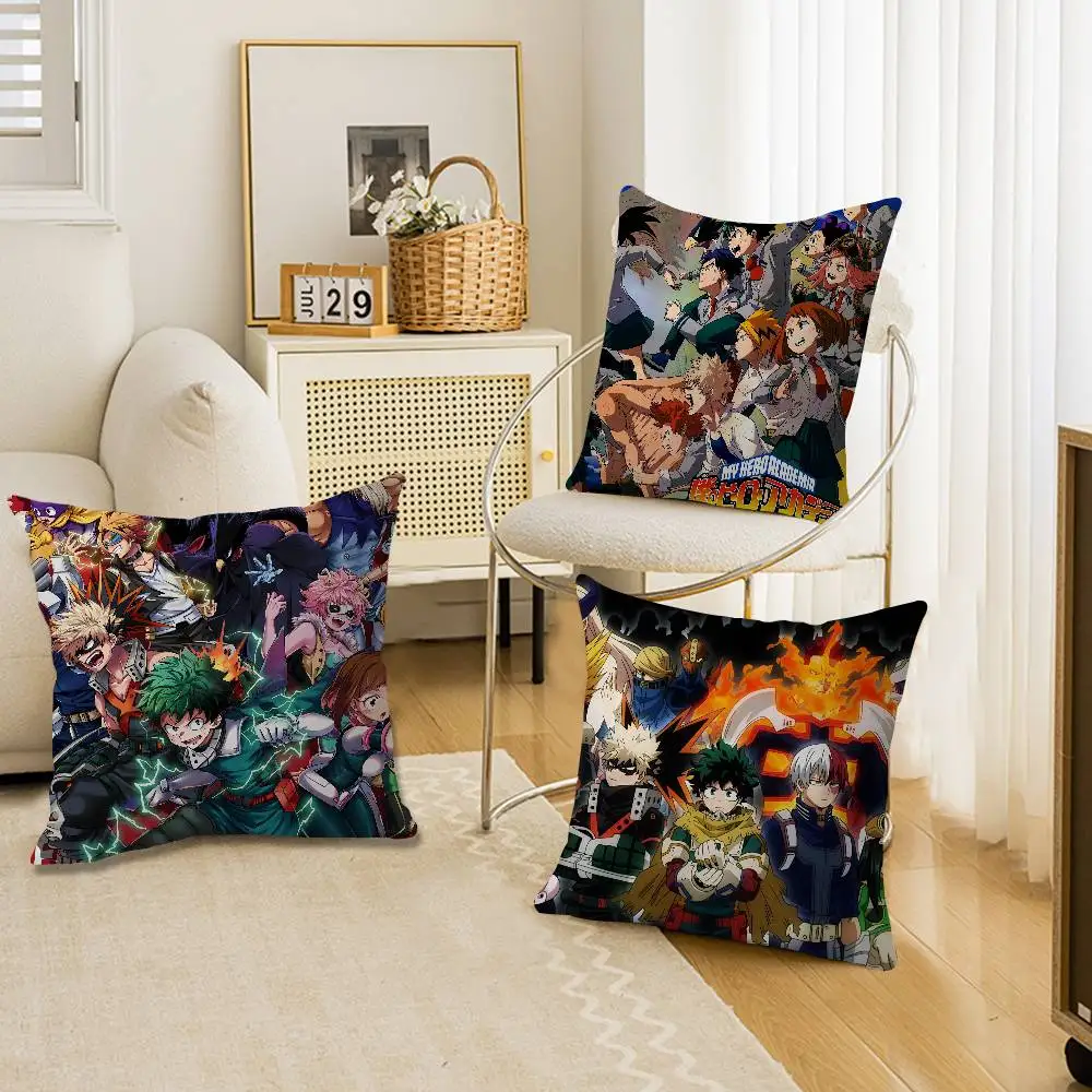 HD Anime My Hero Academia Personalized picture text home decorative pillows Household Gifts 45x45cm