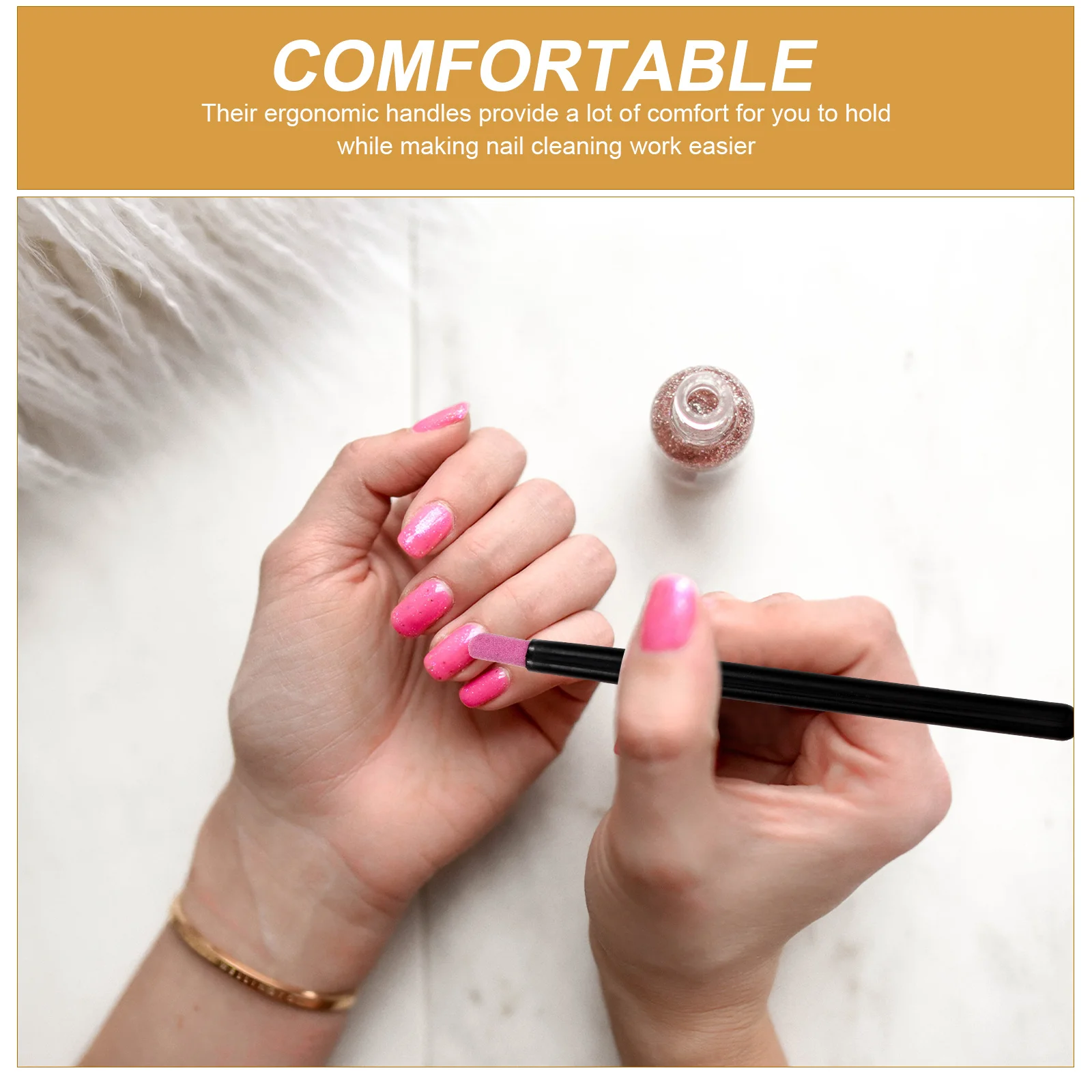 3 szt. Dwustronny pilnik z kamienia pumeksowego do paznokci, narzędzie do polerowania i szlifowania, do usuwania skórek, pielęgnacji manicure, pilnik złuszczający