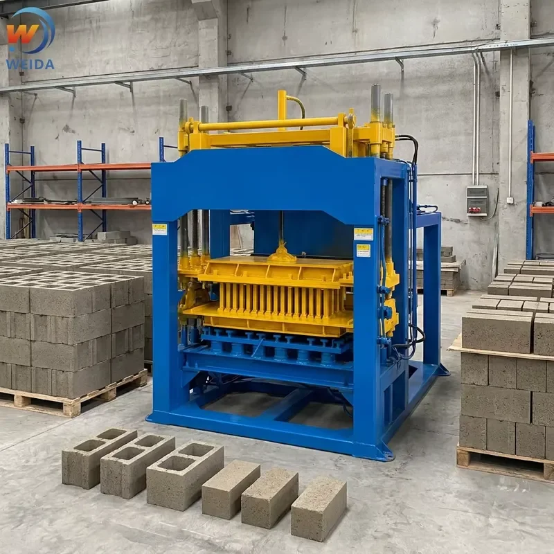 Fully Automatic Hydraulic PLC Pump Concrete Paving Block Making Machine for Construction Easy Operation Multiple Voltage