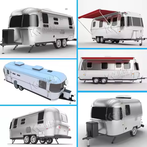 High Quality Mobile Camping Caravan Price Rv Camper Luxury Motorhomes Camping Trailer Travel Aluminum Travel Trailer
