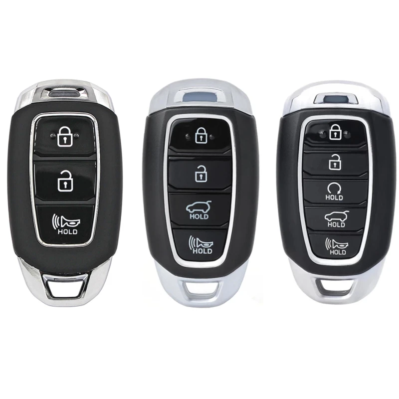 

OEM сменный чехол для ключа с 3/4/5 кнопками, чехол для дистанционного ключа для Hyundai Elantra Kona Santa Fe TM Palisade Grandeur Azera