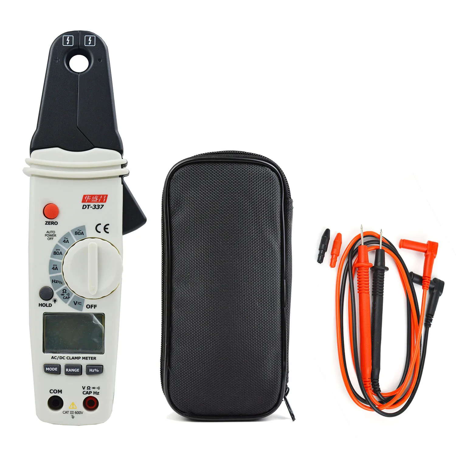 Imagem -05 - Cem Dt337 Profissional Digital Clamp Meteracdc Clamp Meter Multímetro Medidor de Corrente de Vazamento Eficiente Auto Reparação Novo.