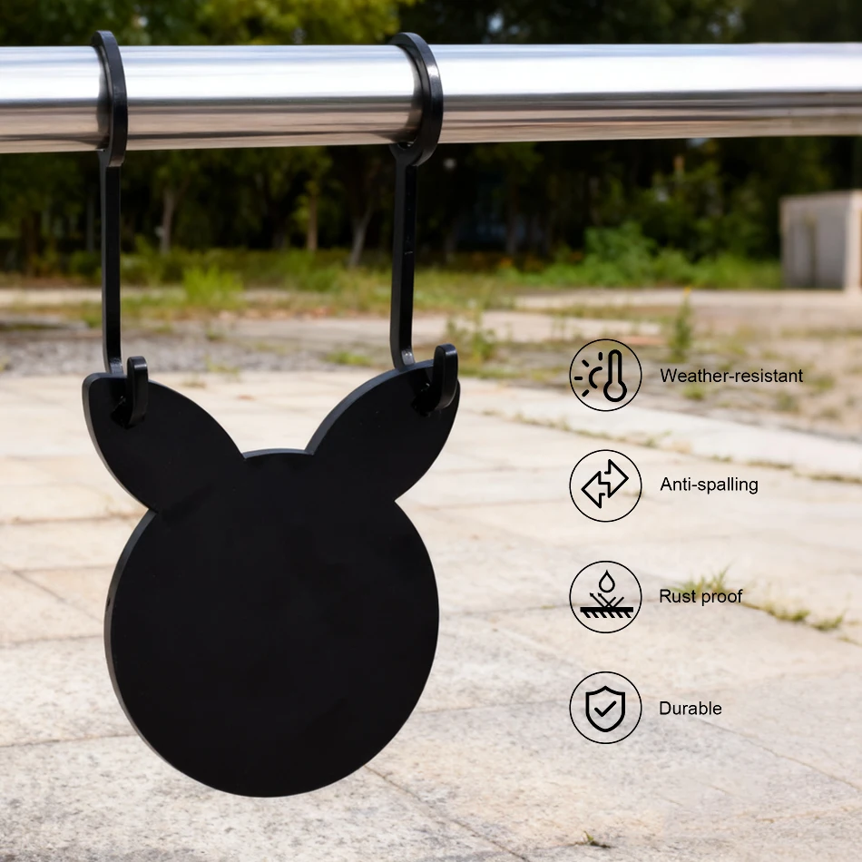 

Стальная мишень для стрельбы AR500 10 мм - Набор для тренировок по стрельбе, прочный комплект мишеней из стали AR500