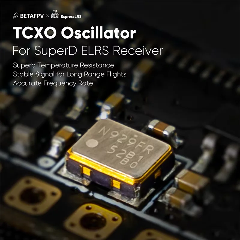 1/5PCS BETAFPV SuperD ELRS 2.4G/915MHz Diversity Receiver ExprssLRS RX 2T Antennas For RC FPV Long Range Freestyle Drone