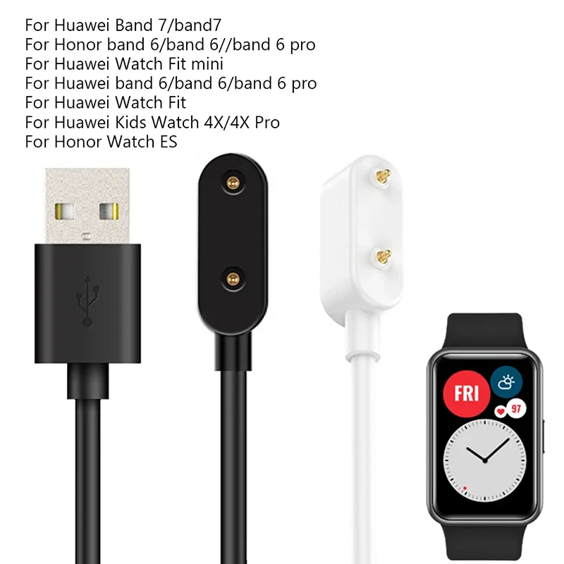 Smartwatch ladegerät usb ladekabel für huawei uhr fit 2/neu/mini band 8/7/6 pro band7 honor es smart band fit2 zubehör