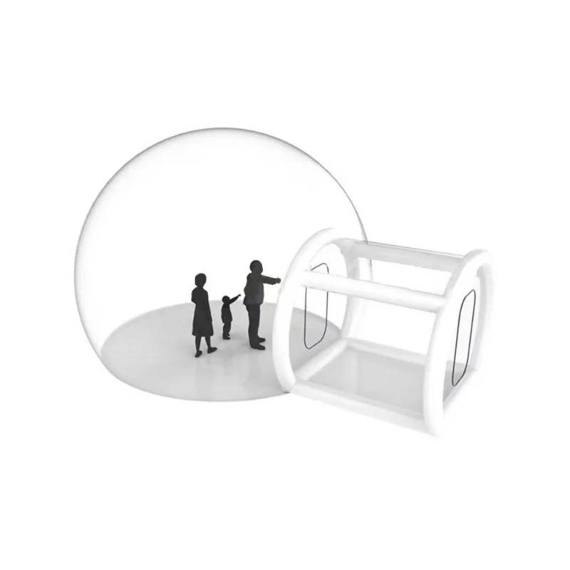 Inflatable outdoor transparent tent rainproof windproof camping privacy free tent camping Internet celebrity starry sky bubble h