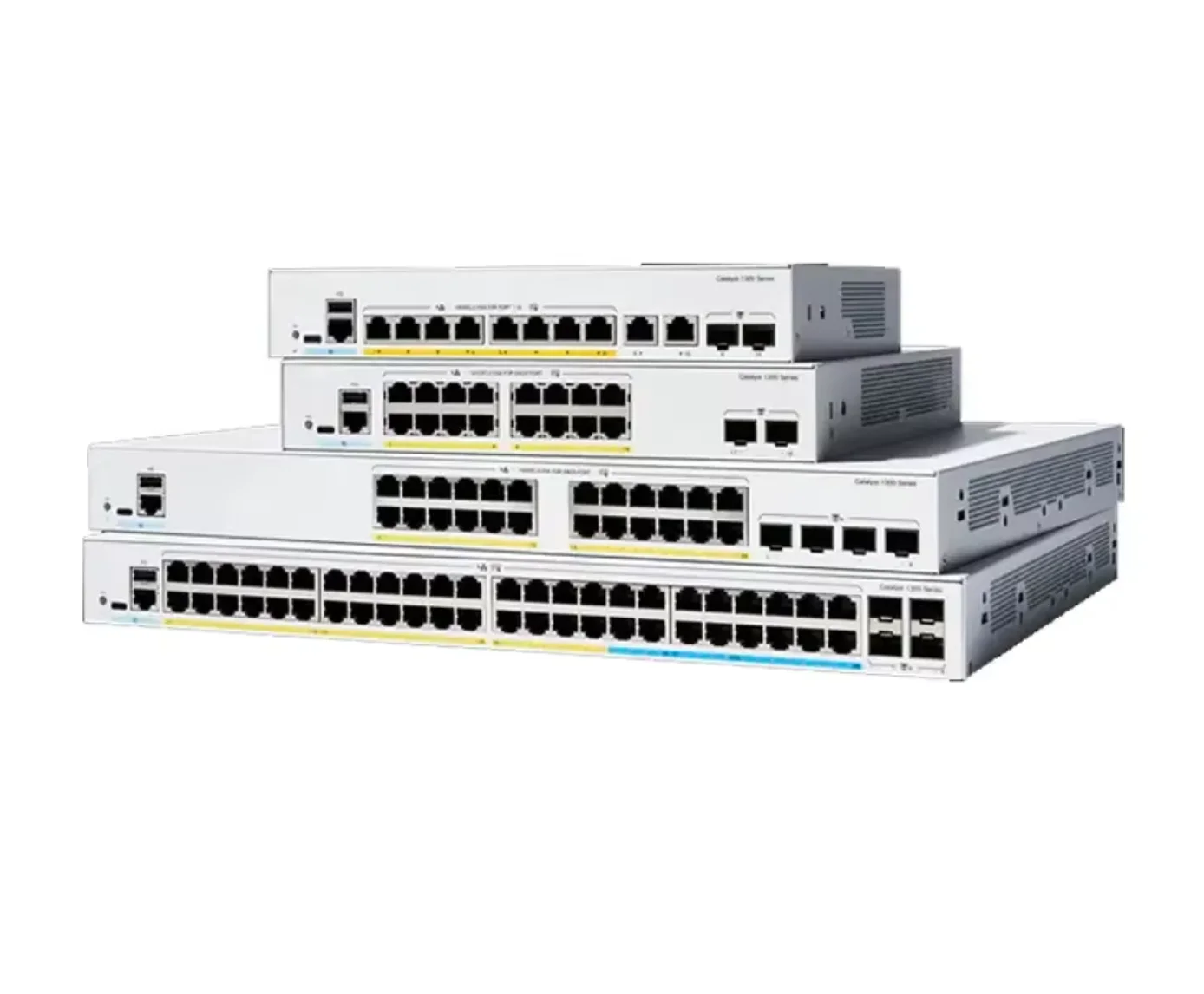 NEW Original C1200-24T-4G New 24-Port POE Gigabit Ethernet Network Access Switch Stackable Function SNMP QoS SFP Fiber Port 8k M