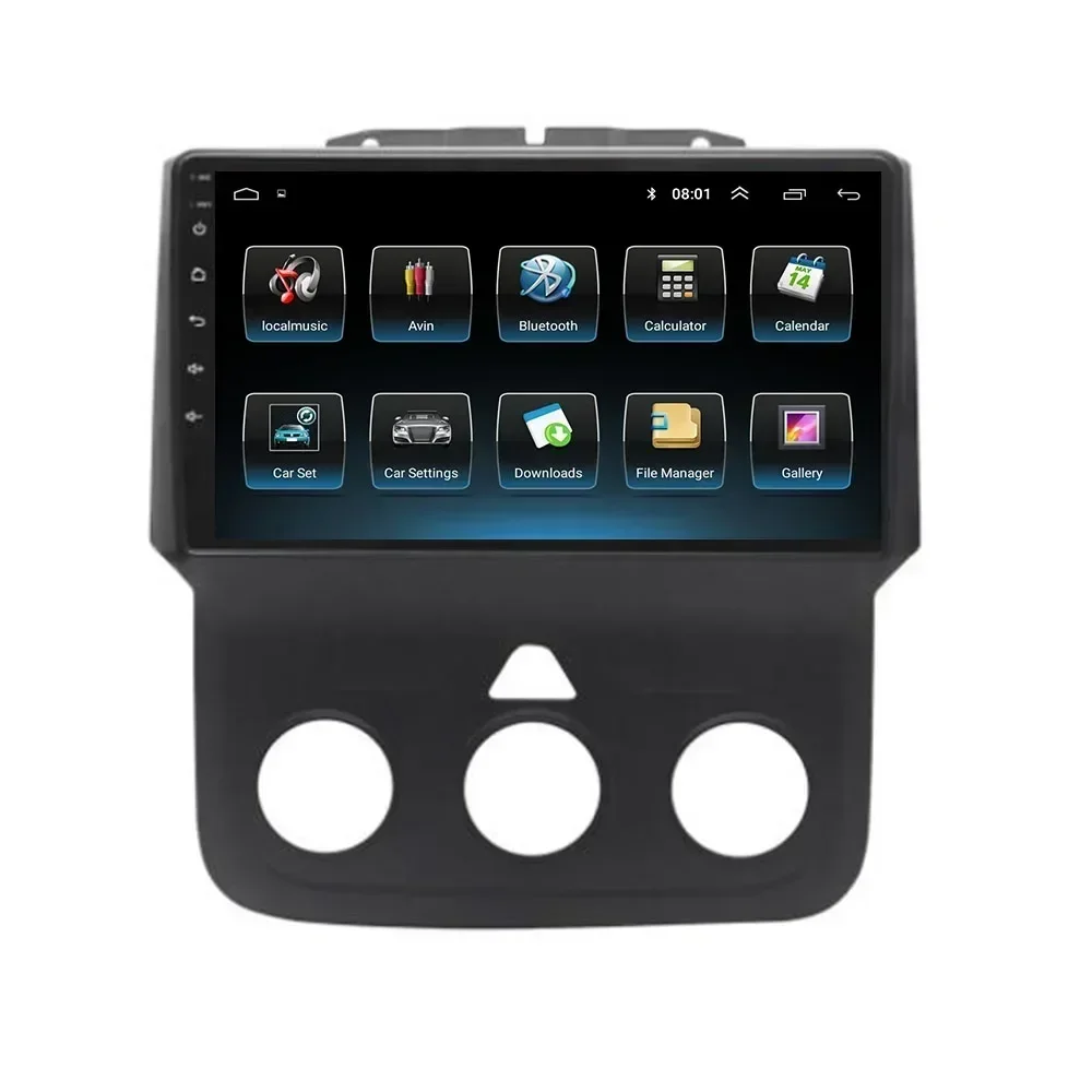 Autoradio Android 13 pour Dodge RAM 1500 2500 2013-2050, Navigation GPS, Lecteur Audio Vidéo, Carplay, Stéréo, 2 Din, Caméra, Limitation