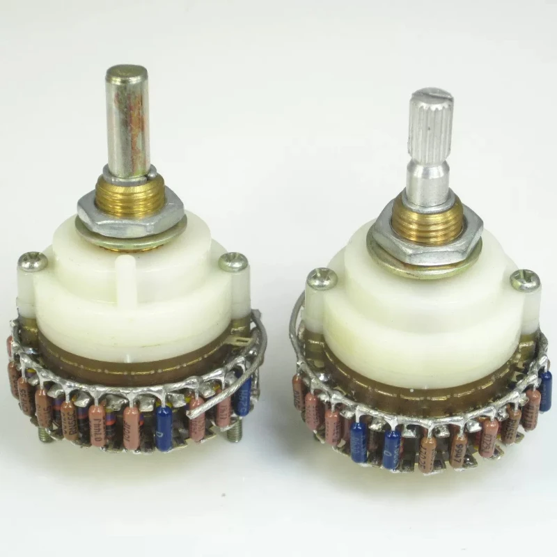 Single 250k 23-position progressive shunt volume control slotter single channel 250k dale resistor