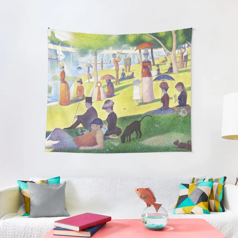 A Sunday Afternoon on La Grande Jatte - Georges Seurat Tapestry Cute Room Things Aesthetics For Room Tapestry