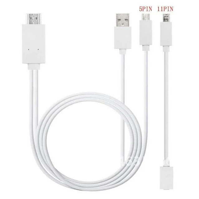 

Адаптер для телефонов Android 11PIN Micro USB Для HDMI-совместимый 1080P HD TV кабель Plug and Play для ТВ домашнего кинотеатра