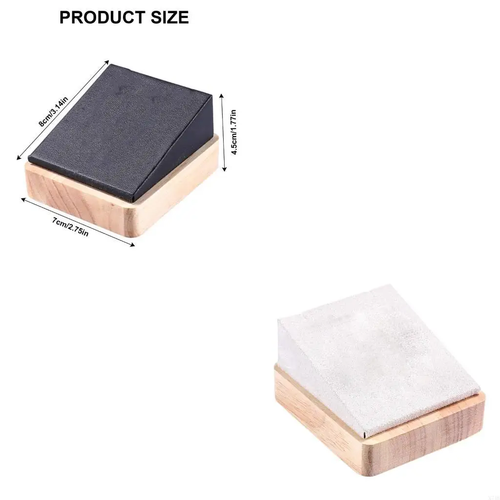 

Универсальная деревянная стойка для ожерелья с мягкой бархатной подкладкой, органайзер для ювелирных изделий, элегантная для