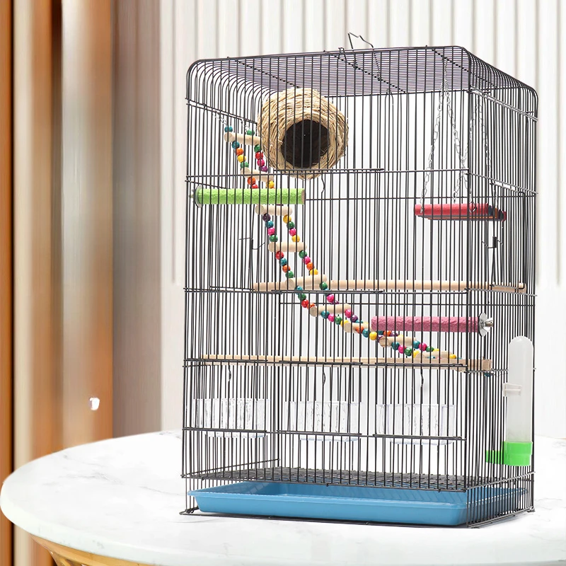 Carrier Feeder Rabbit Bird Cage Parrot Habitat Aviary Canary Bird Cage Budgie Breeding Oiseaux Accessoires Pet Products RR50BC