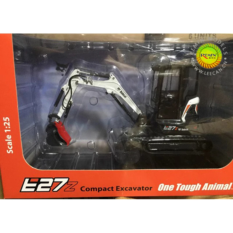 Diecast Alloy 1:25 Scale UH 8131 Bobcat E27Z Excavator Bulldozer Forklift Cars Model Adult Toys Classics Souvenir Gifts Display