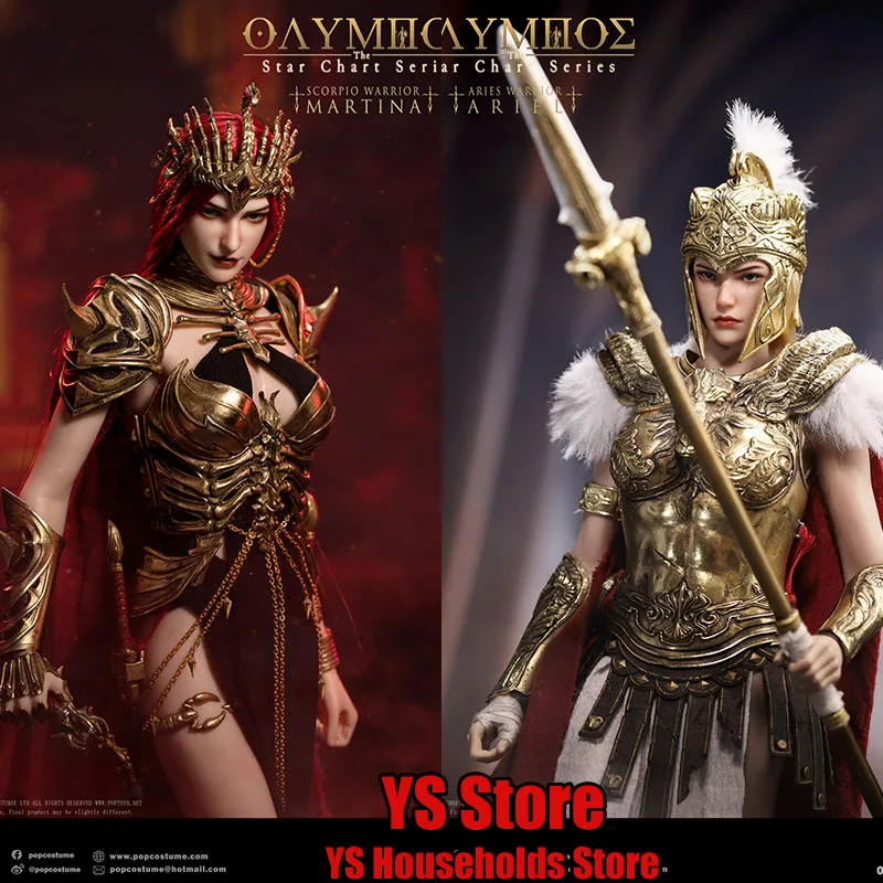 

POP POPTOYS Звездная Таблица серия 1/6 шкала OSC-001 Скорпион женский солдат OSC-003 Aries Warrior деликатный 12 'полный комплект экшн-фигурки