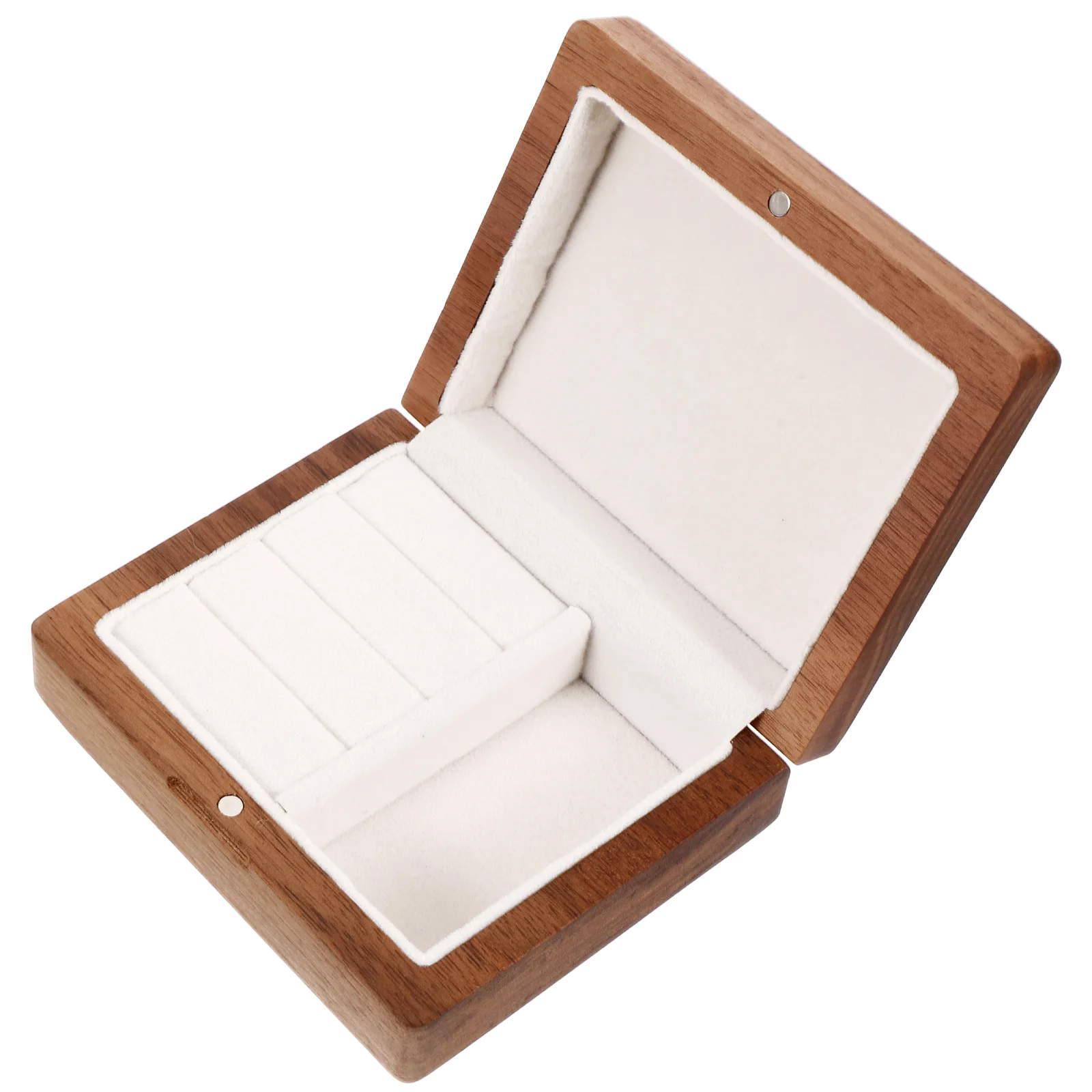 Luxury Jewelry Box Necklace Earrings Rings Storage Solid Wood Travel Proposal Gift Boxes Packaging Wedding Ring Box Necklace