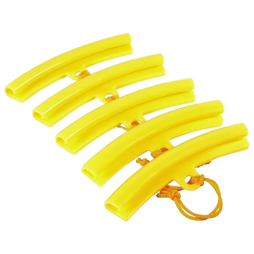 

5 Pcs Cars Hub Protective Cover Plastic Rim Protectors Wheel Changing Savers Tire Tool Yellow Convenient Accessories