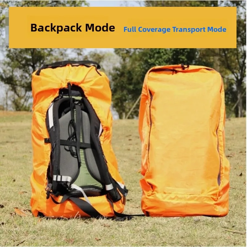 Ultra-Light Waterproof Hiking Backpack Cover Baggage Check-in Protection Suit School Bag Cover Full-Closed Outdoor Climbing Bag