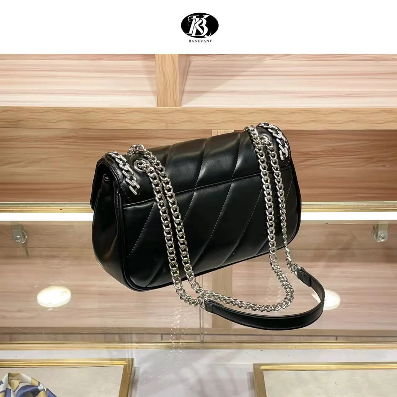 Tas Ransel Kulit Desainer Dengan Gaya Paris Klasik Dan Logo Huruf Trendi Untuk Gaya Hidup Elegan