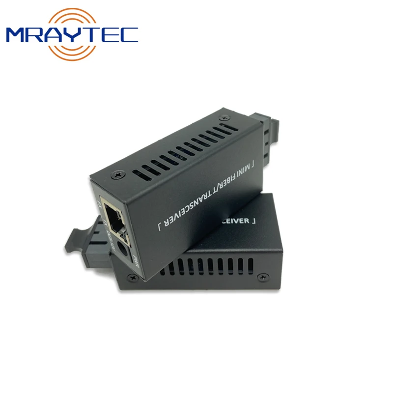 

10/100/1000M MINI Fiber Media Converter 1 FX Port 1 RJ45 Connector Duplex SM 20km Optical to Ethernet Switch