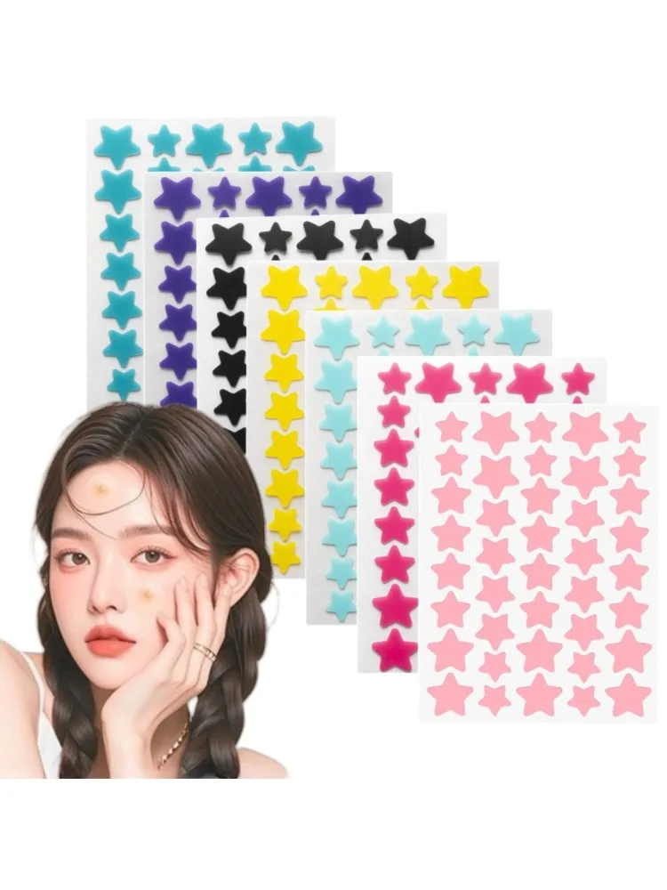 Patch autocollant coloré pour boutons d'acné, 40 pièces, élimination étanche, patchs hydrocolloïdes Anti-acné, autocollants de réparation pour marques de taches