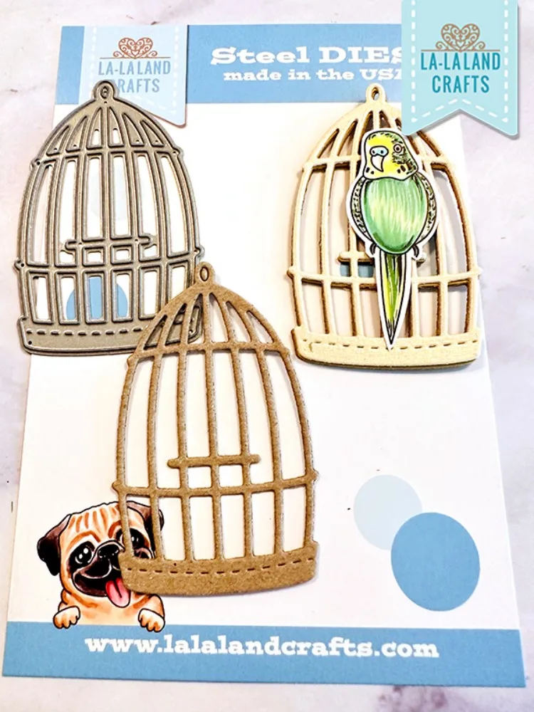 

2023 Arrival New Bird Cage Metal Cutting Dies For Decorating Scrapbook Diy Paper Card Album Mould Embossing Craft Template