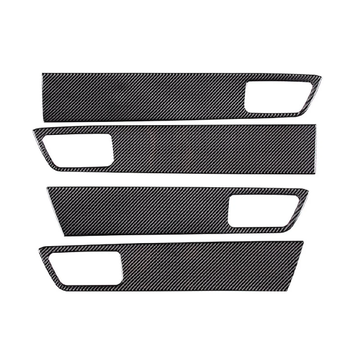 

1 Set Soft Carbon Fiber Style Car Styling Car Door Inner Handle Panel Cover Sticker for Toyota Tundra