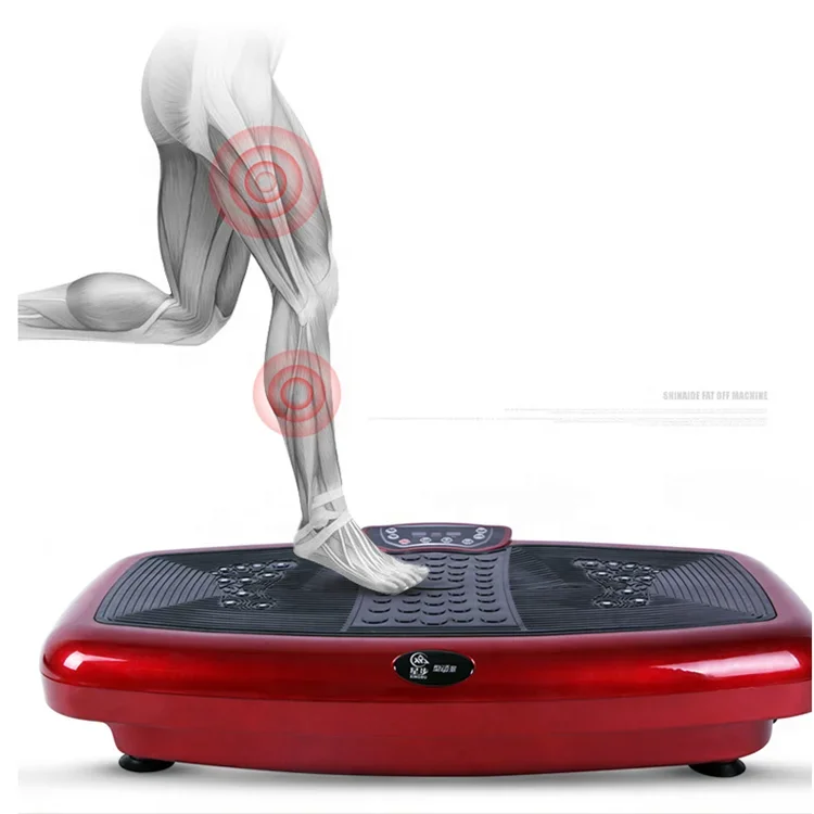 for Unisex CrazyFit Massage Vibration Platform Machines ABS Home Use Electromagnetic whole Body Treatment  left and right