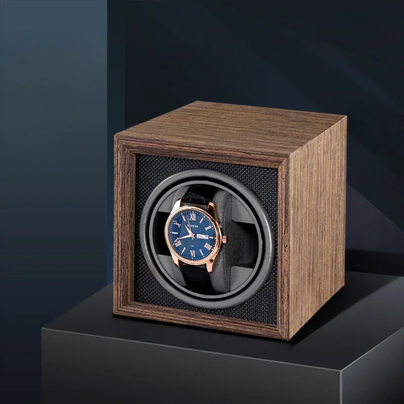 Mechanical Watch Winder,Upright Watch Organizer Box,Automatic Coiler,Solid Wood,Shaker Collection, Elegant Holder, Stylish Stora