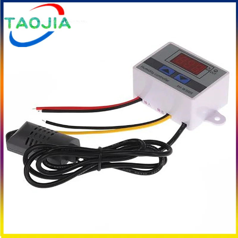 W3005 XH-W3005 Digital Humidity Meter Hygrometer Controller DC 12V 24V AC 110-220V 10A Relay Voltage Regulator Humidity Sensor