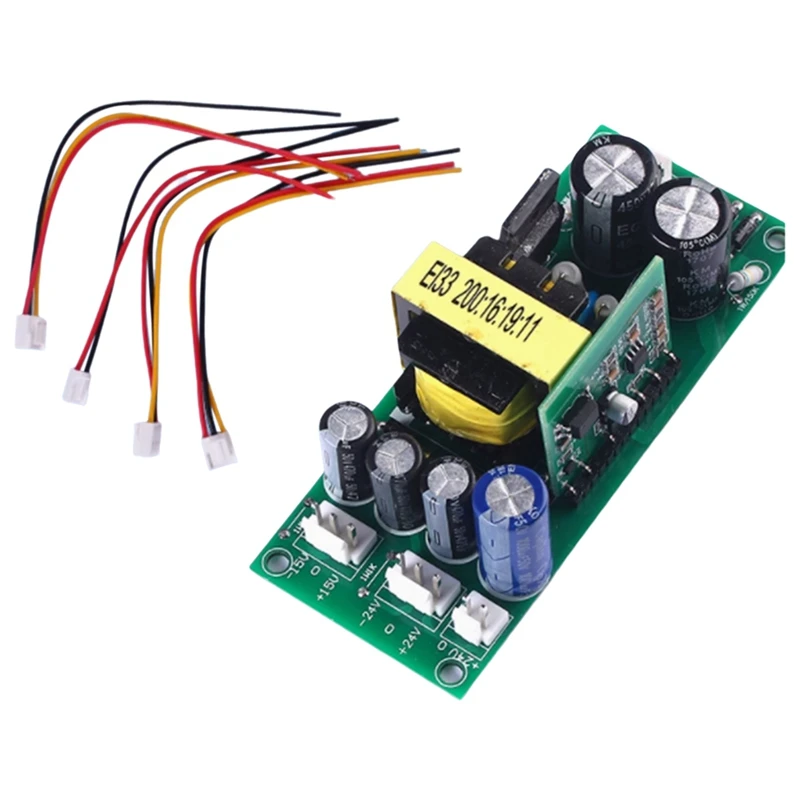 High Power Dual Voltage Switching Power Supply Board 24V & Dual 15V Outputs Efficient Auxiliary Switch Board