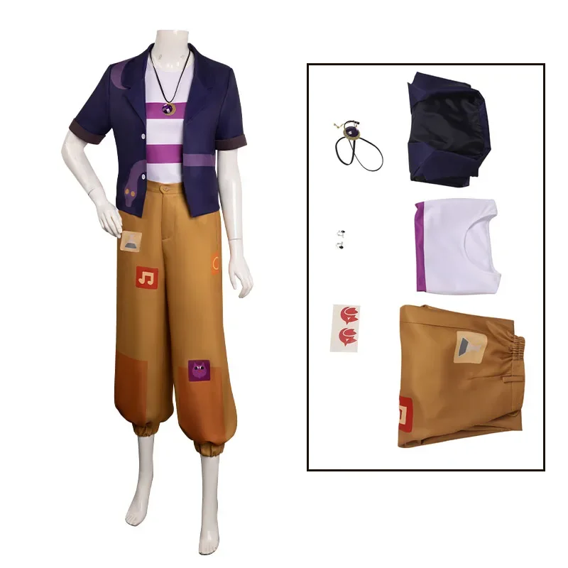 Женский костюм для косплея Luz Noceda, аксессуары, сова, Сезон 3, наряды для дома, Хэллоуин, карнавал, искусственный костюм для ролевых игр Женский костюм для косплея Luz Noceda, аксессуары, сова, Сезон 3, наряды для дома, Хэллоуин, карнавал, искусственный костюм для ролевых игр