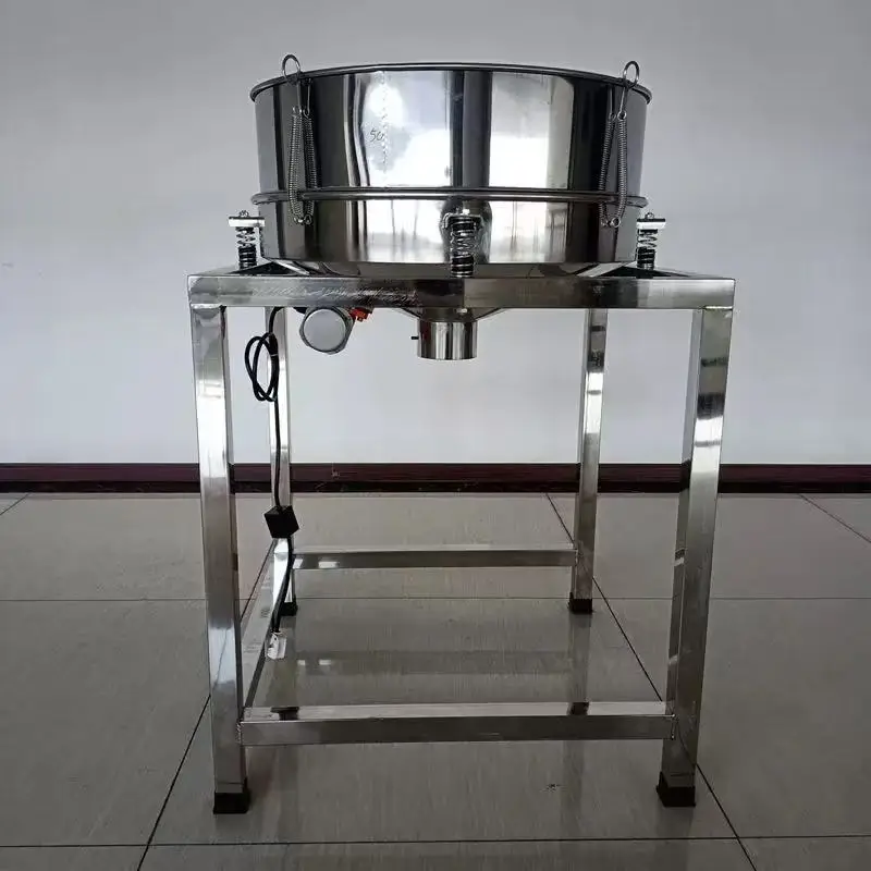 60cm 진동 체 식품 전기 스크린 밀가루 분말 체질기 여과 및 분리 스크린 기계