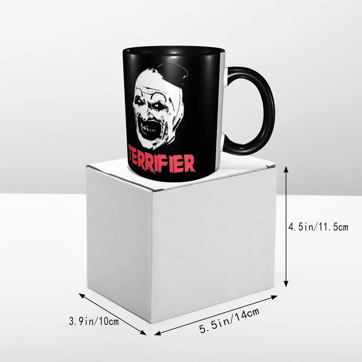 Terrifier Art The Clown Merch Coffee Mug Cute Halloween Tea Cups Gift For Women Men