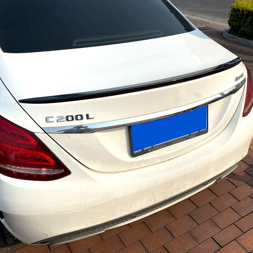 

Suitable For Mercedes-Benz C-Class W205 2015 + C180 C200 C260 Tail Spoiler Fixed Wind Wing Exterior Modification