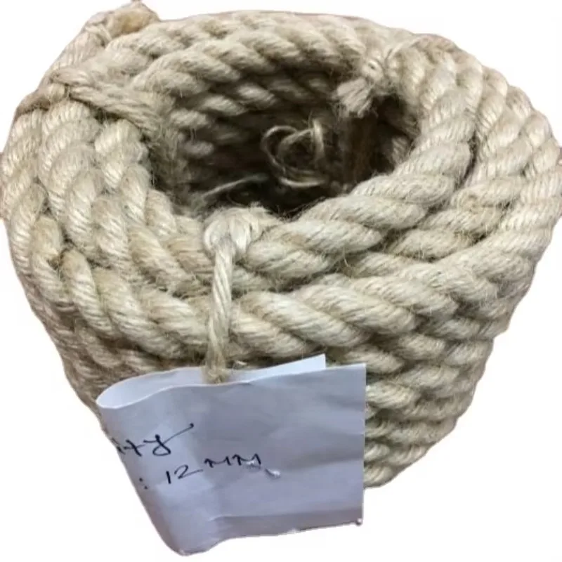 

Natural Hard Twisted Jute Rope 100% Recyclable Eco Cord for Packing Gardening Craft Agriculture Marine and Industrial Use