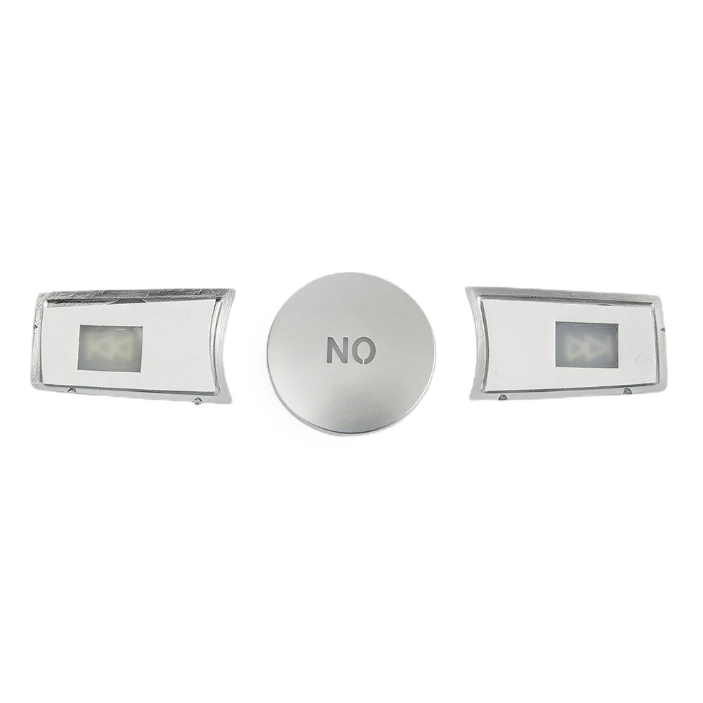 Brand New Button Cover Sticker Parts Center Console Fittings For C GLK Replacement Trim 3pcs/set